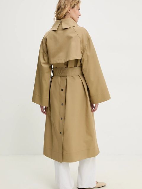 Day Birger et Mikkelsen płaszcz bawełniany Lior damski kolor zielony przejściowy oversize DAY65243712 - zdjęcie produktu nr 2