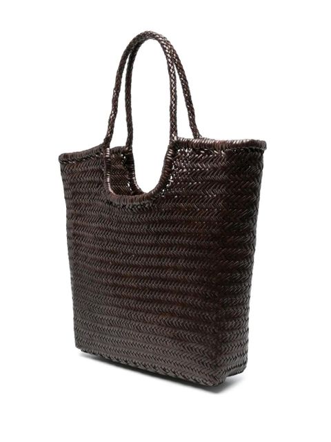 DRAGON DIFFUSION Diagonal Triple Jump tote bag - Brown