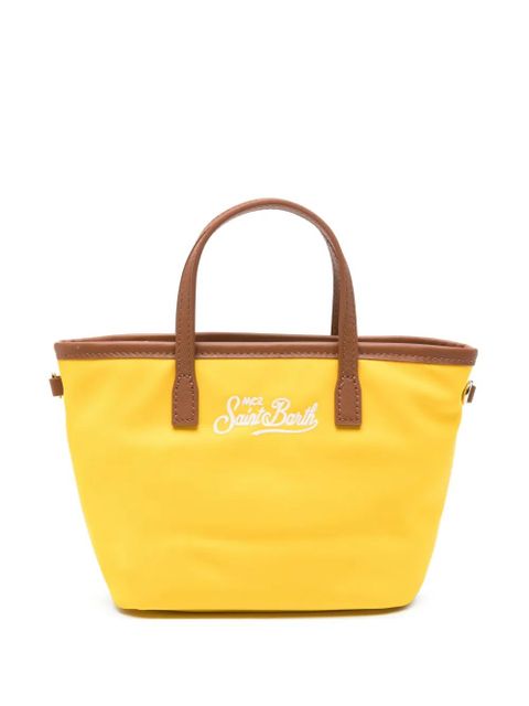 MC2 Saint Barth mini City logo tote bag - Yellow - zdjęcie produktu nr 1