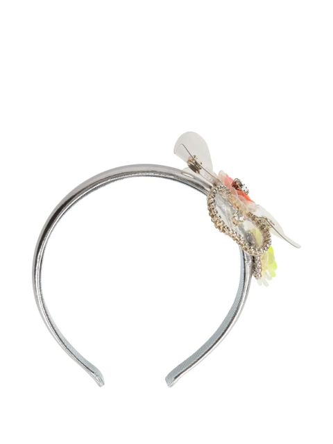 Valentino Garavani floral headband - Silver - zdjęcie produktu nr 2