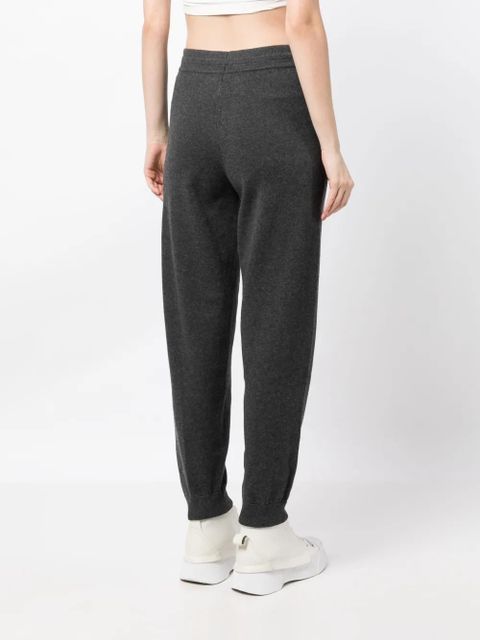 MARANT ÉTOILE Kira drawstring-waist knitted trousers - Grey