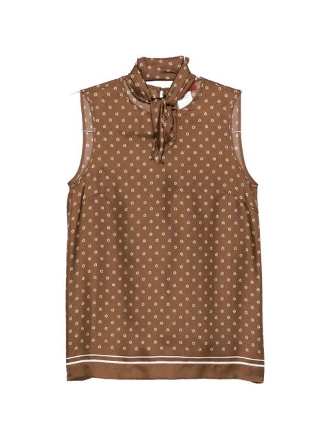 Max Mara Scatola print top - Brown - zdjęcie produktu nr 1