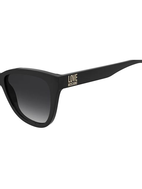 Love Moschino okulary przeciwsłoneczne damskie kolor czarny MOL097/S