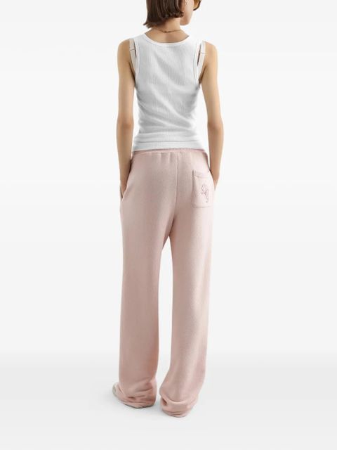 Dolce & Gabbana embroidery pocket track pants - Pink