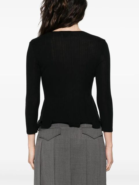 FENDI V-neck top - Black