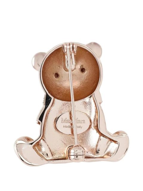 Max Mara Teddy crystal-embellished brooch - Pink - zdjęcie produktu nr 2