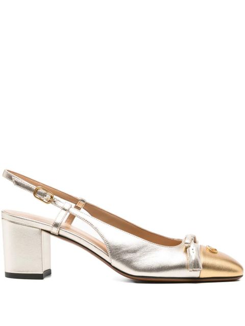 Valentino Garavani 60mm Vlogo heeled pumps - Gold - zdjęcie produktu nr 1