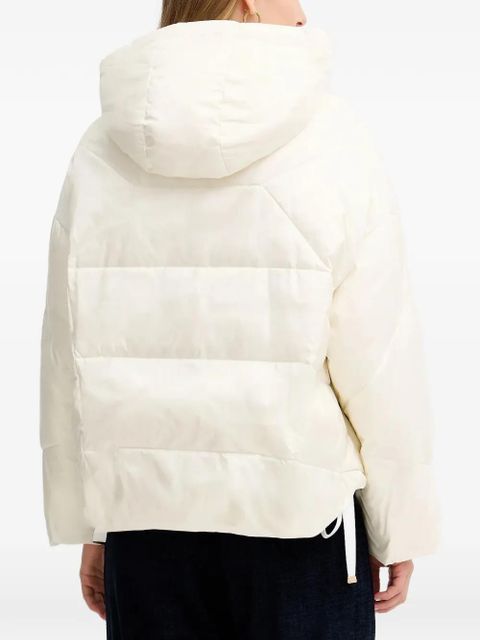 TWINSET hooded full-zip jacket - Neutrals