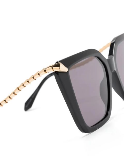 Bvlgari Serpenti butterfly-frame sunglasses - Black - zdjęcie produktu nr 2