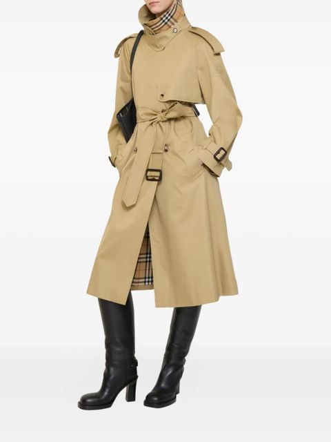 Burberry Fitzrovia double-breasted belted trench coat - Neutrals