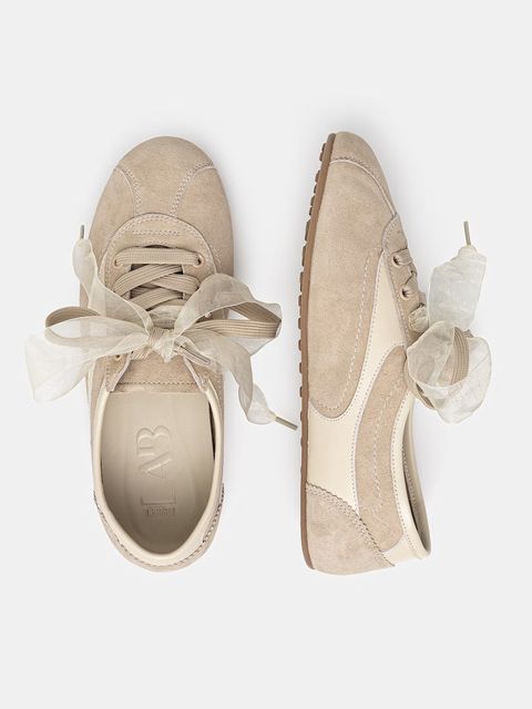 Answear.LAB sneakersy zamszowe POWDER ROSE - zdjęcie produktu nr 1