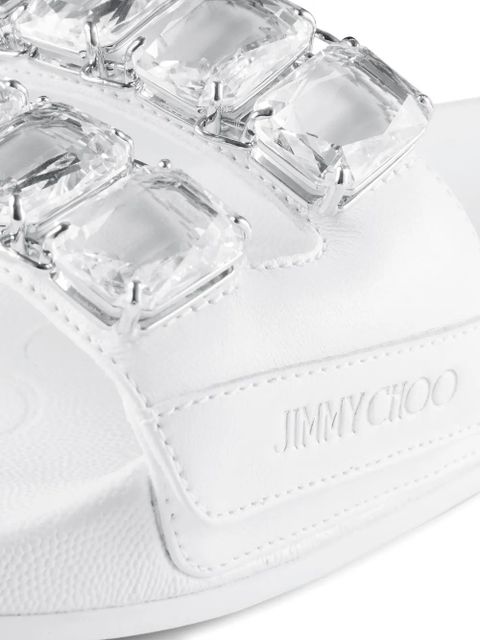 Jimmy Choo Fitz slides - White - zdjęcie produktu nr 2