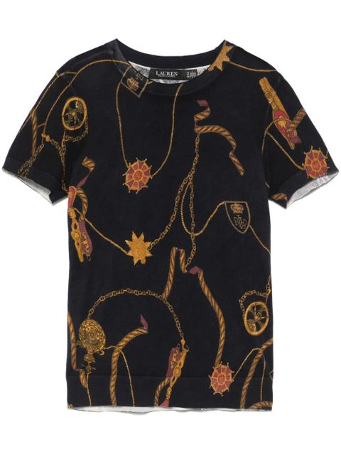 Lauren Ralph Lauren printed T-shirt - Blue - zdjęcie produktu nr 1