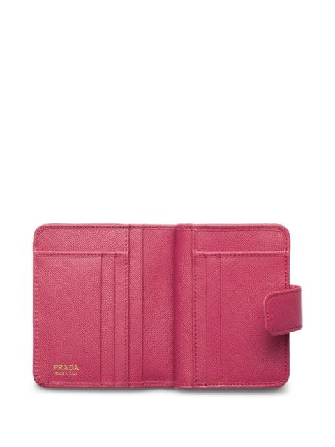 Prada small Saffiano wallet - Pink