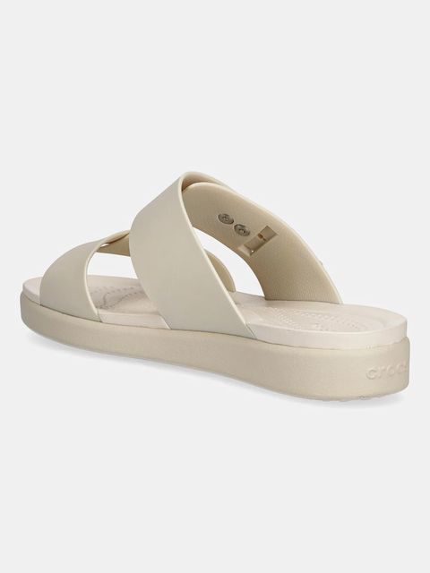 Crocs klapki Brooklyn Buckle Low damskie kolor zielony 211215 - zdjęcie produktu nr 2