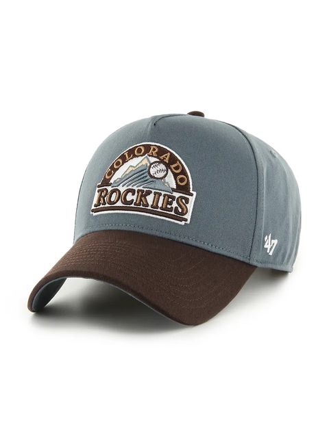 47 brand czapka z daszkiem bawełniana MLB Colorado Rockies Sure Shot kolor niebieski BAS-MDTTC927GWP-S098 - zdjęcie produktu nr 1