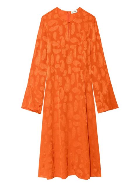 Zadig&Voltaire paisley midi dress - Orange - zdjęcie produktu nr 1