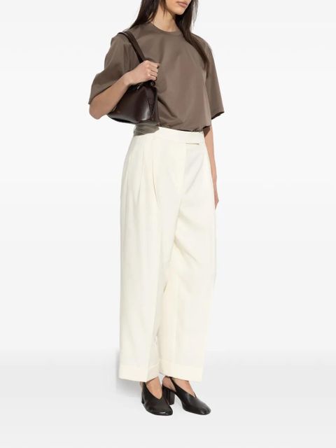 Róhe crew-neck short-sleeve T-shirt - Brown - zdjęcie produktu nr 2