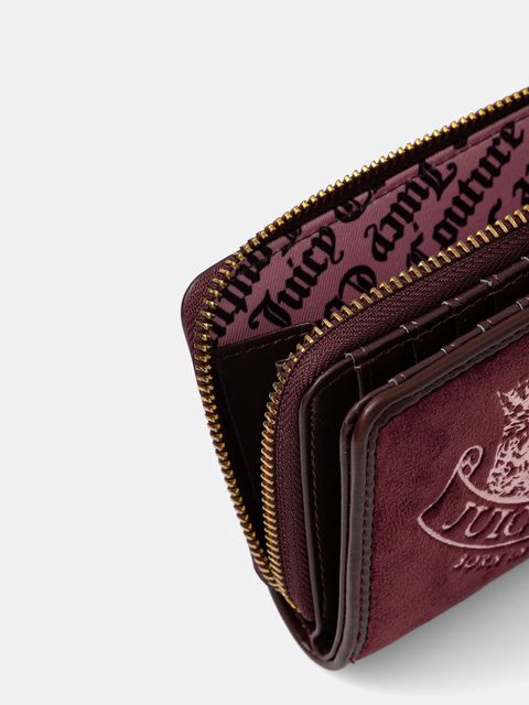 Juicy Couture portfel Twig Narrative damski kolor bordowy WIJTG8991WZC