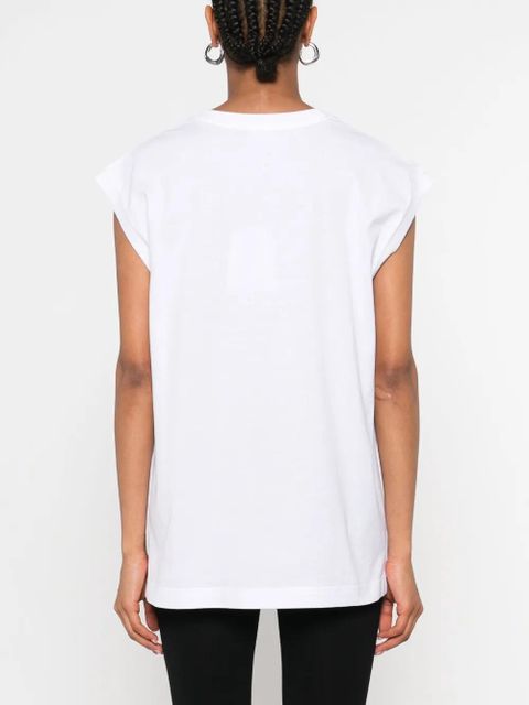 Dolce & Gabbana round-neck sleeveless top - White