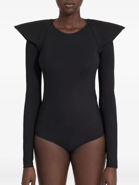 MM6 Maison Margiela shoulder-padded shrug - Black - zdjęcie produktu nr 2