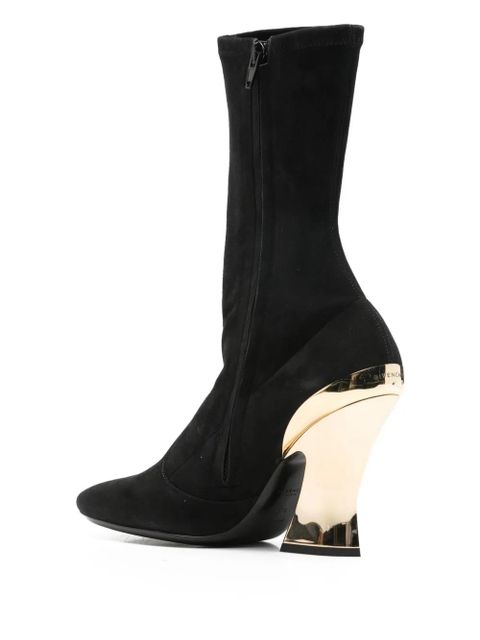 Givenchy 100mm sculptured boots - Black