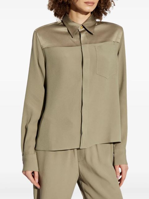 AMI Paris pointed-collar shirt - Neutrals - zdjęcie produktu nr 2