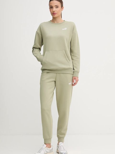 Puma dres damski kolor zielony 688160 - zdjęcie produktu nr 1