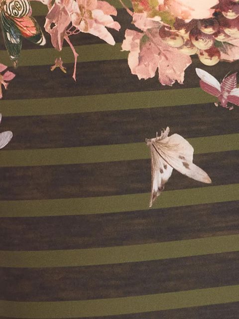 Jean Paul Gaultier floral-print striped swimsuit - Green - zdjęcie produktu nr 2