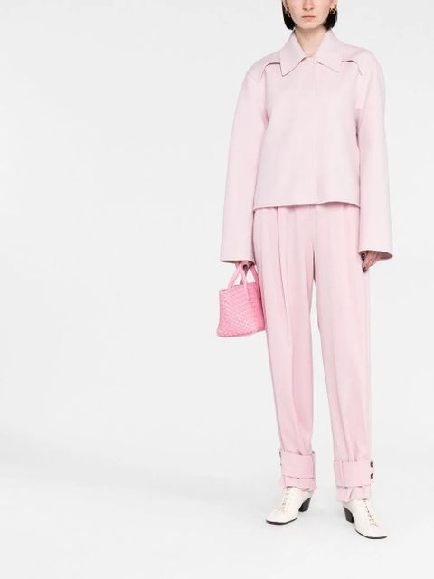 Jil Sander collared wool jacket - Pink