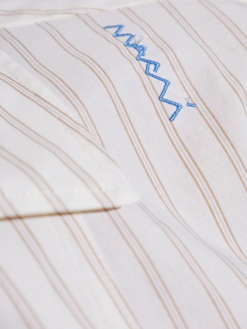 Marni striped shirt - White