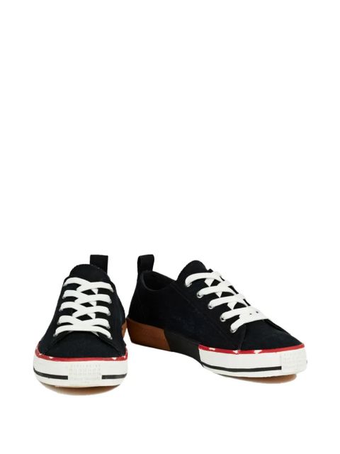 Maison Margiela logo-print sneakers - Black - zdjęcie produktu nr 2