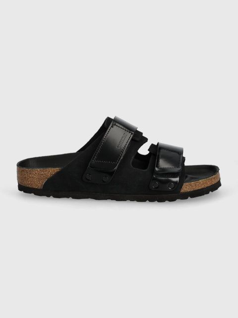 Birkenstock klapki skórzane Uji damskie kolor czarny 1026570 - zdjęcie produktu nr 2