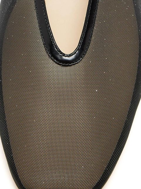 Le Monde Beryl mesh ballerina shoes - Black - zdjęcie produktu nr 2