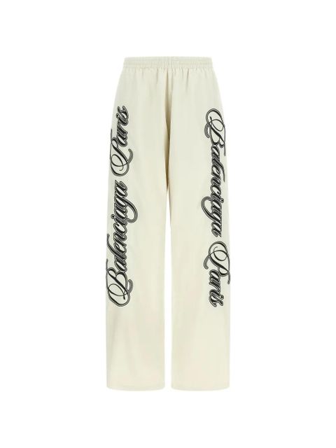 Balenciaga Cursive reversible track pants - White - zdjęcie produktu nr 1