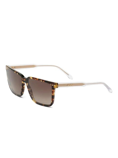 ISABEL MARANT tortoiseshell square sunglasses - Brown - zdjęcie produktu nr 2