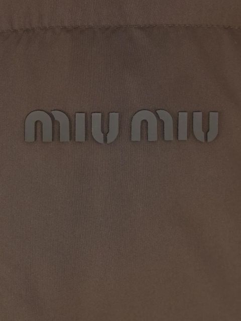 Miu Miu quilted gilet - Green