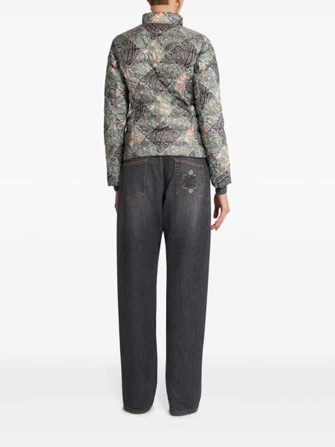 ETRO paisley-print goose-down puffer jacket - Black - zdjęcie produktu nr 2