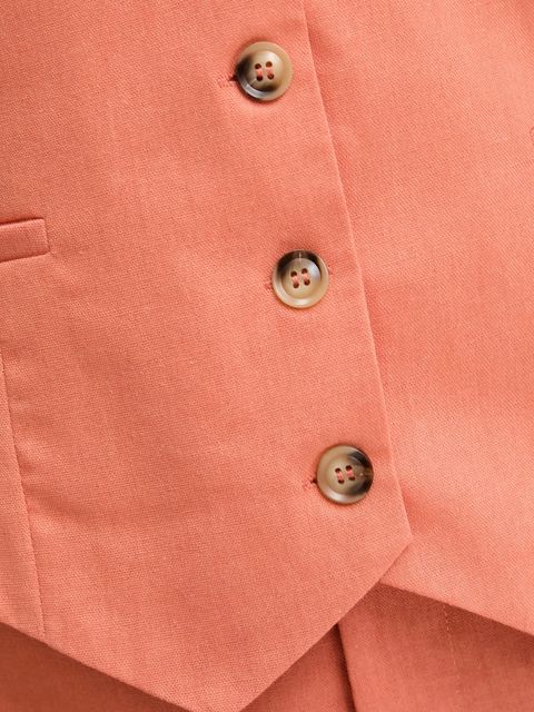 Answear.LAB kamizelka i spódnicospodnie z lnem