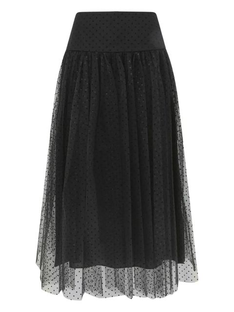 ZIMMERMANN polka-dot midi skirt - Black - zdjęcie produktu nr 1
