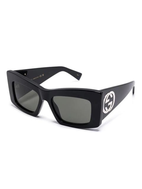 Gucci Eyewear square-frame sunglasses - Black - zdjęcie produktu nr 2