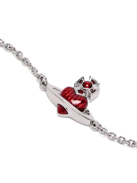 Vivienne Westwood orb enamel bracelet - Silver - zdjęcie produktu nr 2