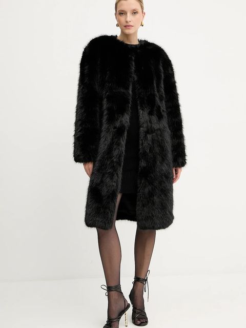 Silvian Heach płaszcz ANAITZ kolor czarny GPA25347PL - zdjęcie produktu nr 1