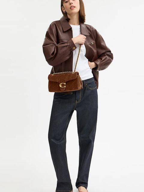 Coach torebka zamszowa Tabby 26