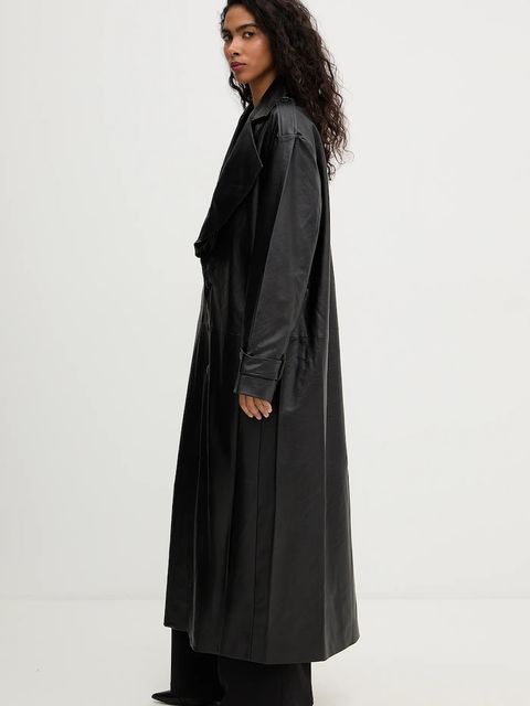 Bardot płaszcz kolor czarny 60222JB