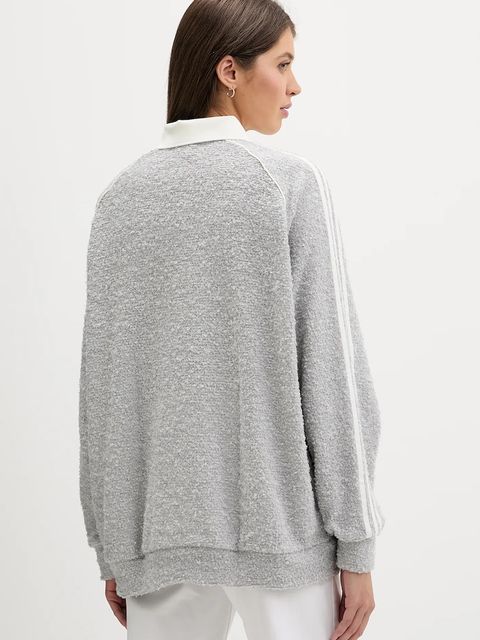 adidas Originals bluza damska kolor szary z aplikacją KS7791