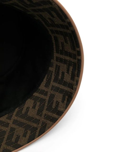 FENDI FF-motif bucket hat - Brown - zdjęcie produktu nr 2