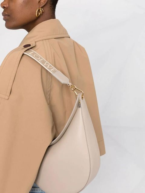 LOEWE Luna curved shoulder bag - Neutrals