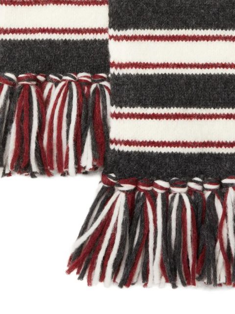 Alanui striped fringed scarf - Multicolour - zdjęcie produktu nr 2
