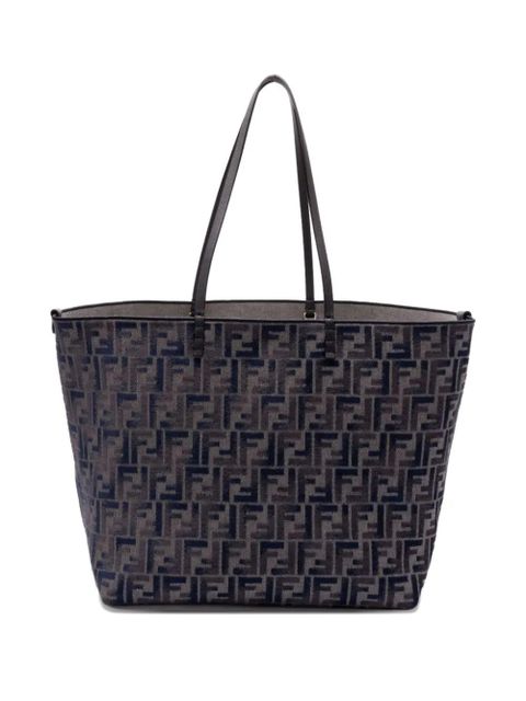 FENDI large Roll FF-pattern tote bag - Grey - zdjęcie produktu nr 2